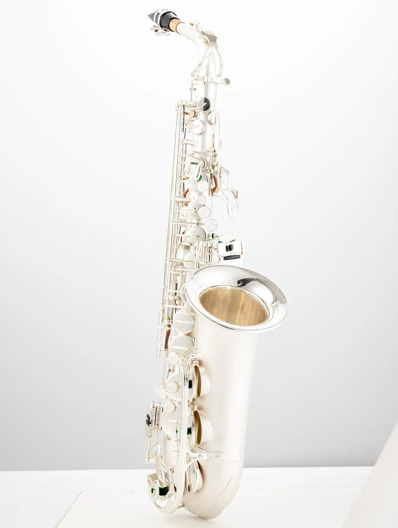 Professional Alto Saxophone – Silver-Plated E♭ with Mouthpiece