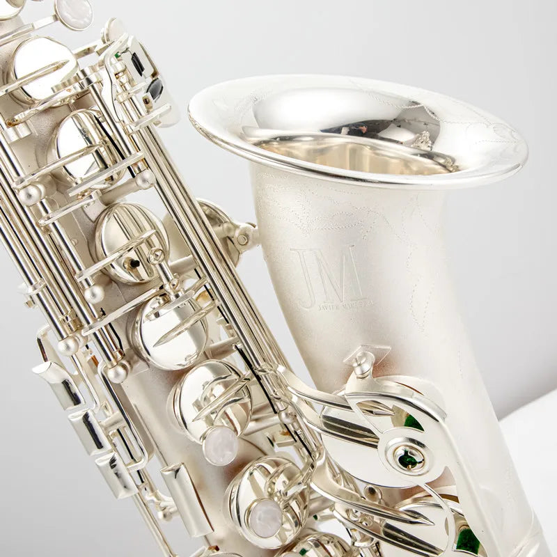 Professional Alto Saxophone – Silver-Plated E♭ with Mouthpiece