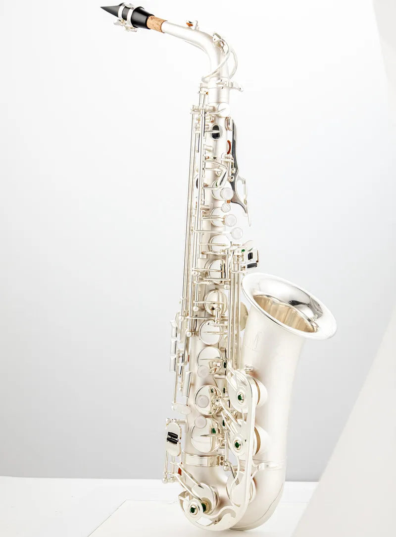 Professional Alto Saxophone – Silver-Plated E♭ with Mouthpiece