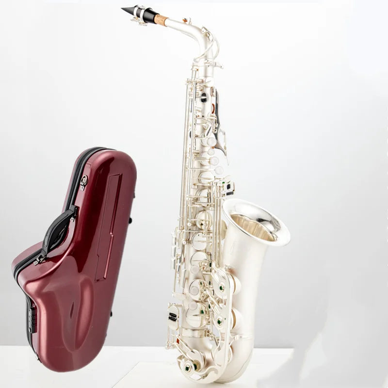 Professional Alto Saxophone – Silver-Plated E♭ with Mouthpiece