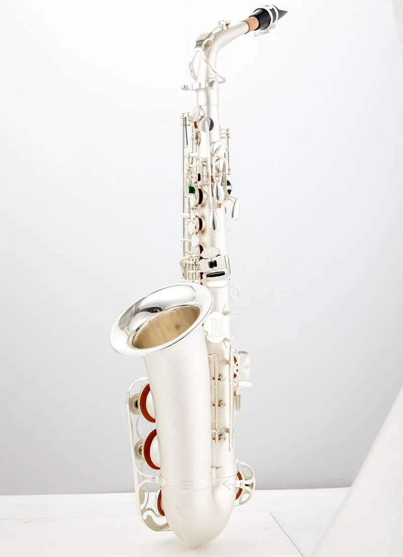Professional Alto Saxophone – Silver-Plated E♭ with Mouthpiece