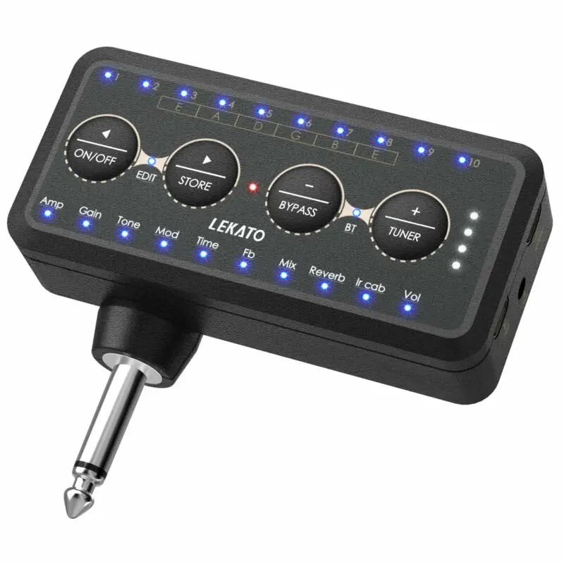 Lekato PA-1 Mini Guitar Amp – Headphone & Speaker Combo