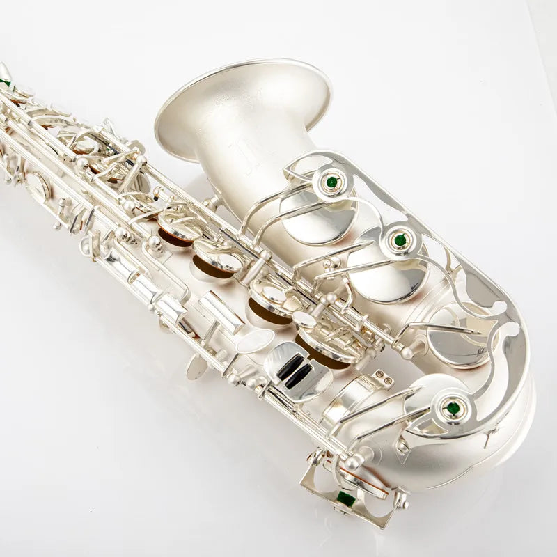 Professional Alto Saxophone – Silver-Plated E♭ with Mouthpiece
