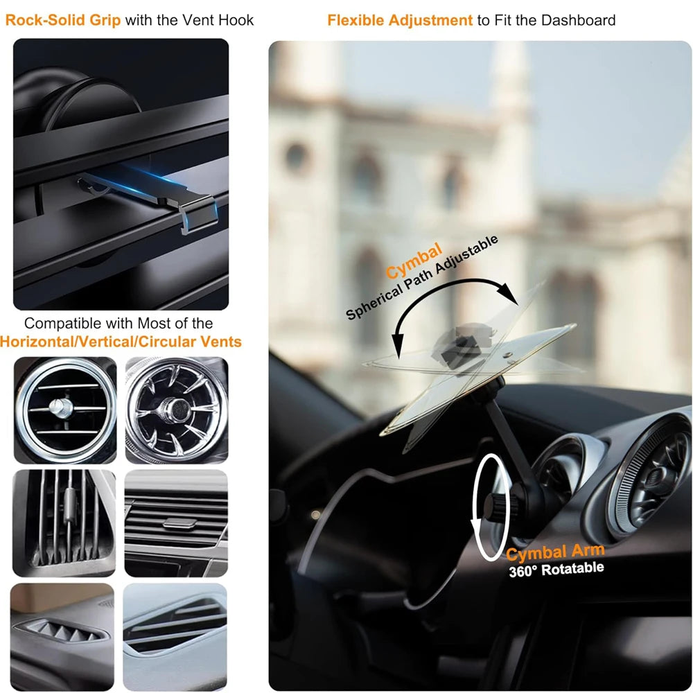 Mini Car Crash Cymbal – Air Vent Drum Accessory