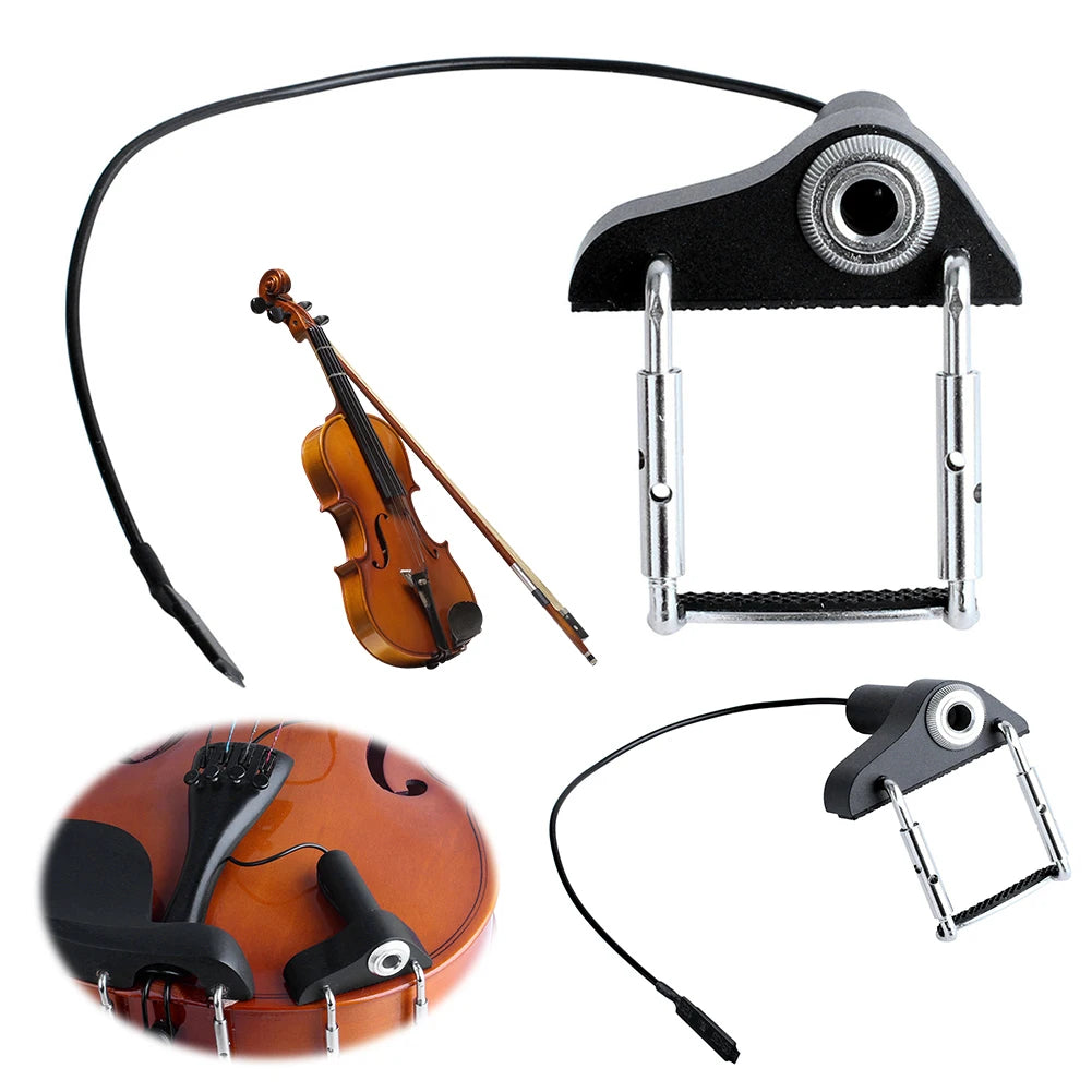 Violin & Viola Pickup – Portable Electronic String Instrument Pickup