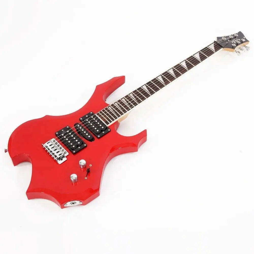 Red Electric Guitar Bundle – Bag & 20W Amp Included