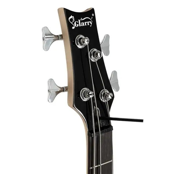 GIB 4-String Electric Bass Guitar – 24 Frets, Sunset Finish