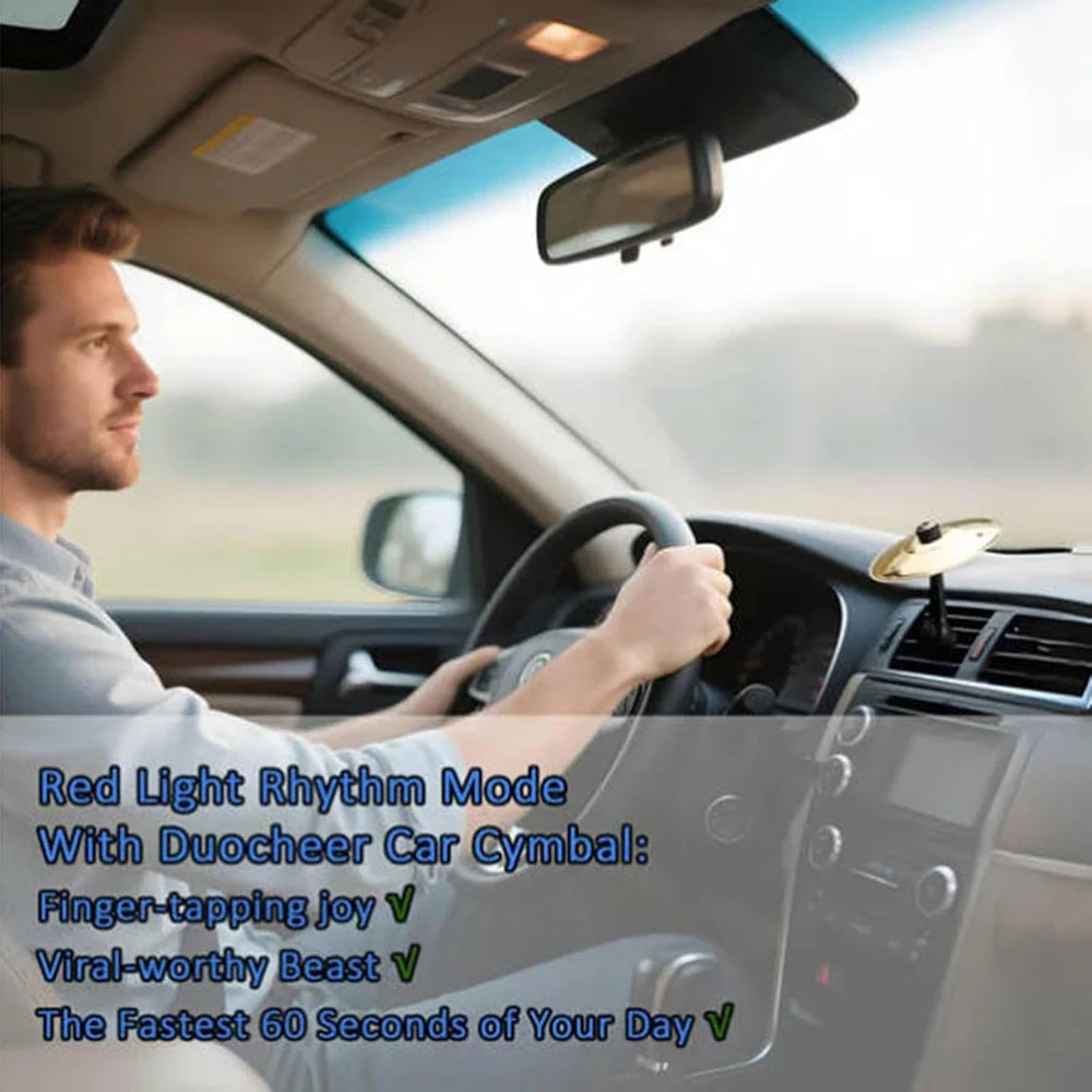 Mini Car Crash Cymbal – Air Vent Drum Accessory