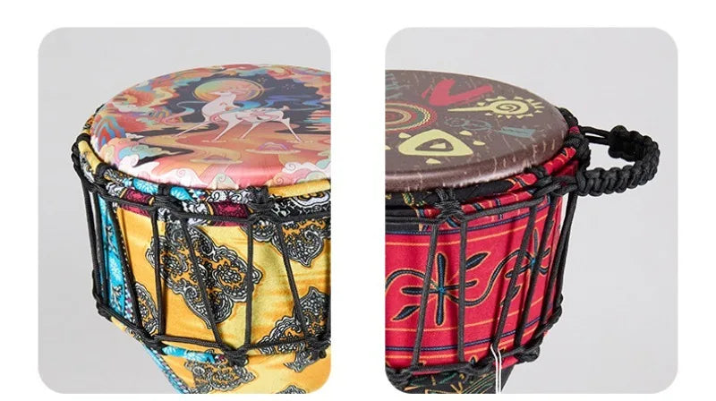 8" Djembe Drum – Portable Beginner Percussion