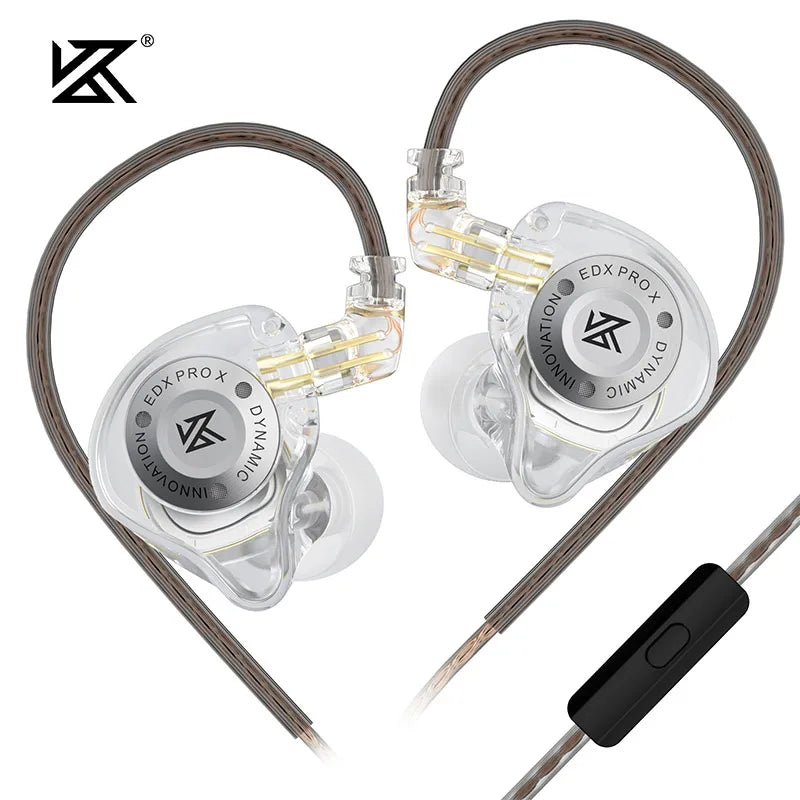 KZ EDX Pro X In-Ear Headphones – Hi-Fi Bass Earphones