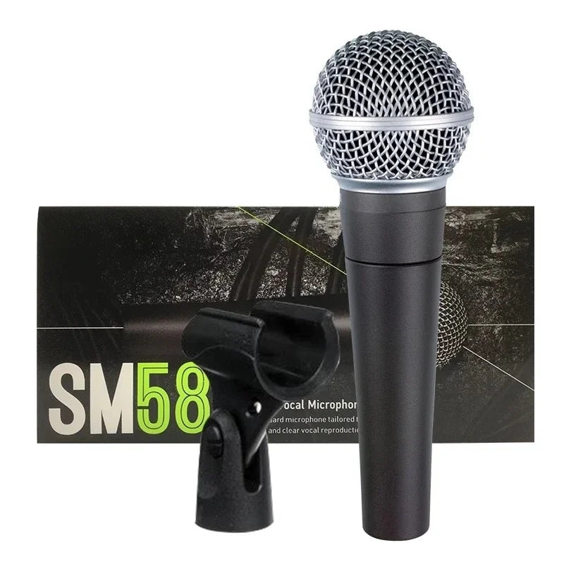 SM58 Professional Dynamic Microphone – Wired Handheld for Stage & Studio