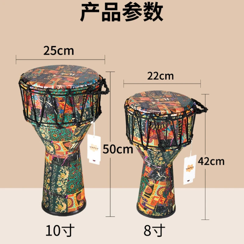 8" Djembe Drum – Portable Beginner Percussion
