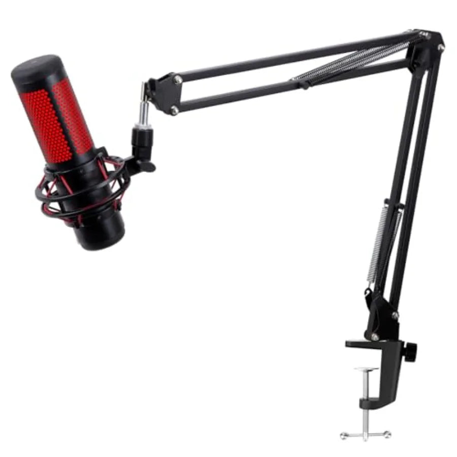 Adjustable Mic Boom Arm – Compatible with QuadCast, Blue Yeti & More