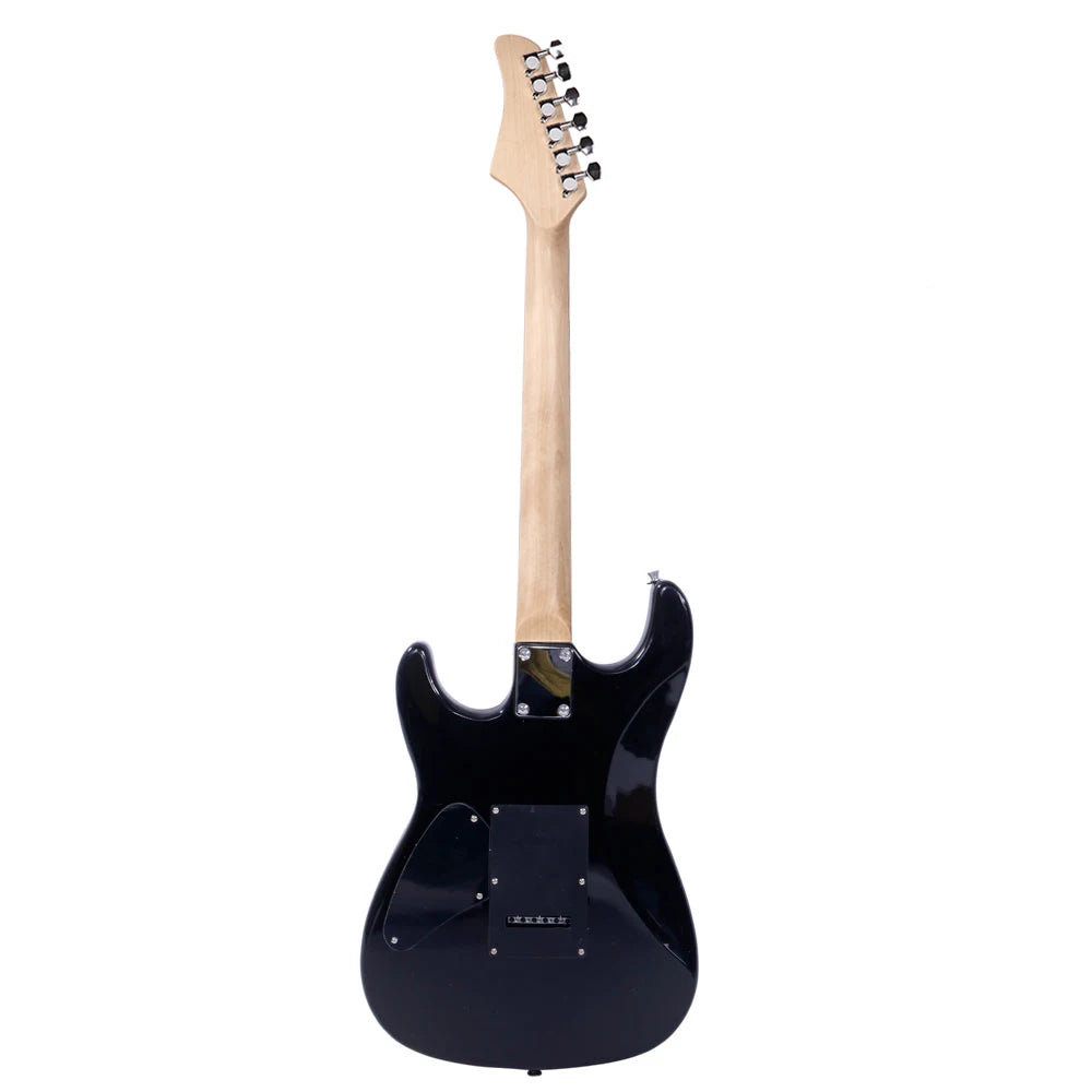 22-Fret Electric Guitar Bundle – Black & Dark Blue with Accessories