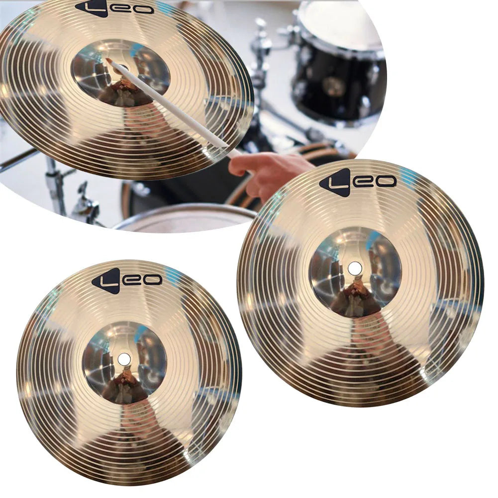 8/10" Brass Drum Cymbals – Splash, Crash & Hi-Hat