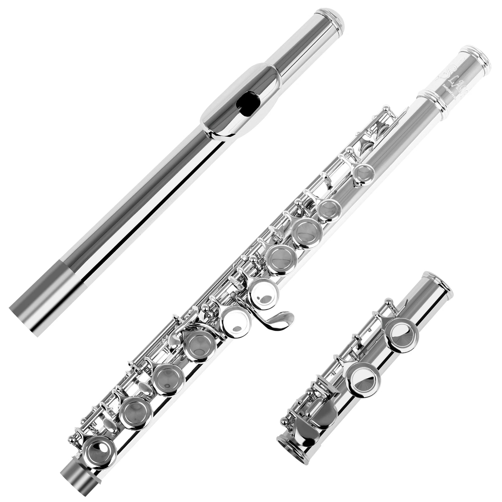 SLADE C Key Transverse Flute – Professional Concert Flute with Accessories