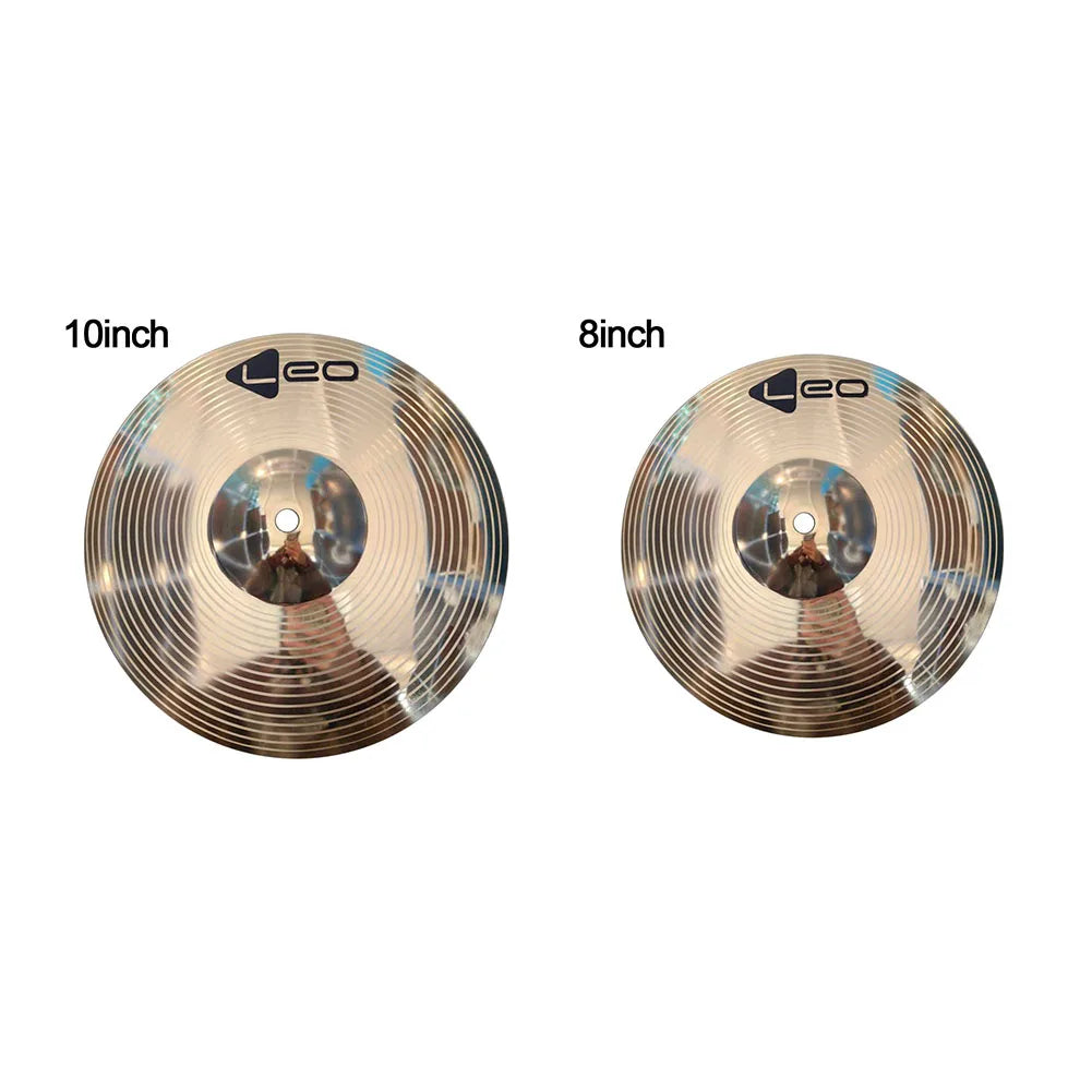 8/10" Brass Drum Cymbals – Splash, Crash & Hi-Hat