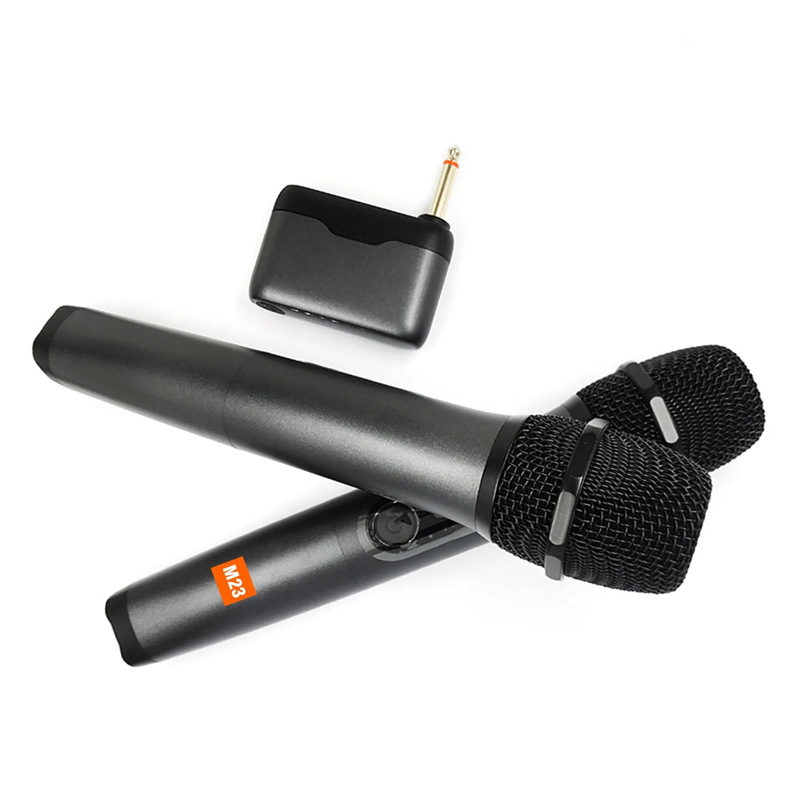M23 UHF Wireless Microphone System – 2-Channel Handheld Mics