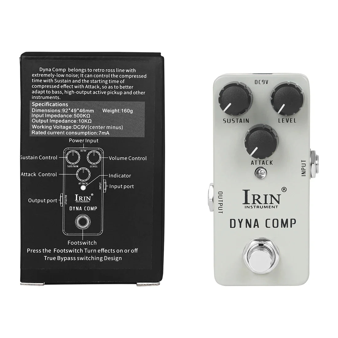 IRIN Aluminium Guitar Pedal – Vintage & Multi-Effects