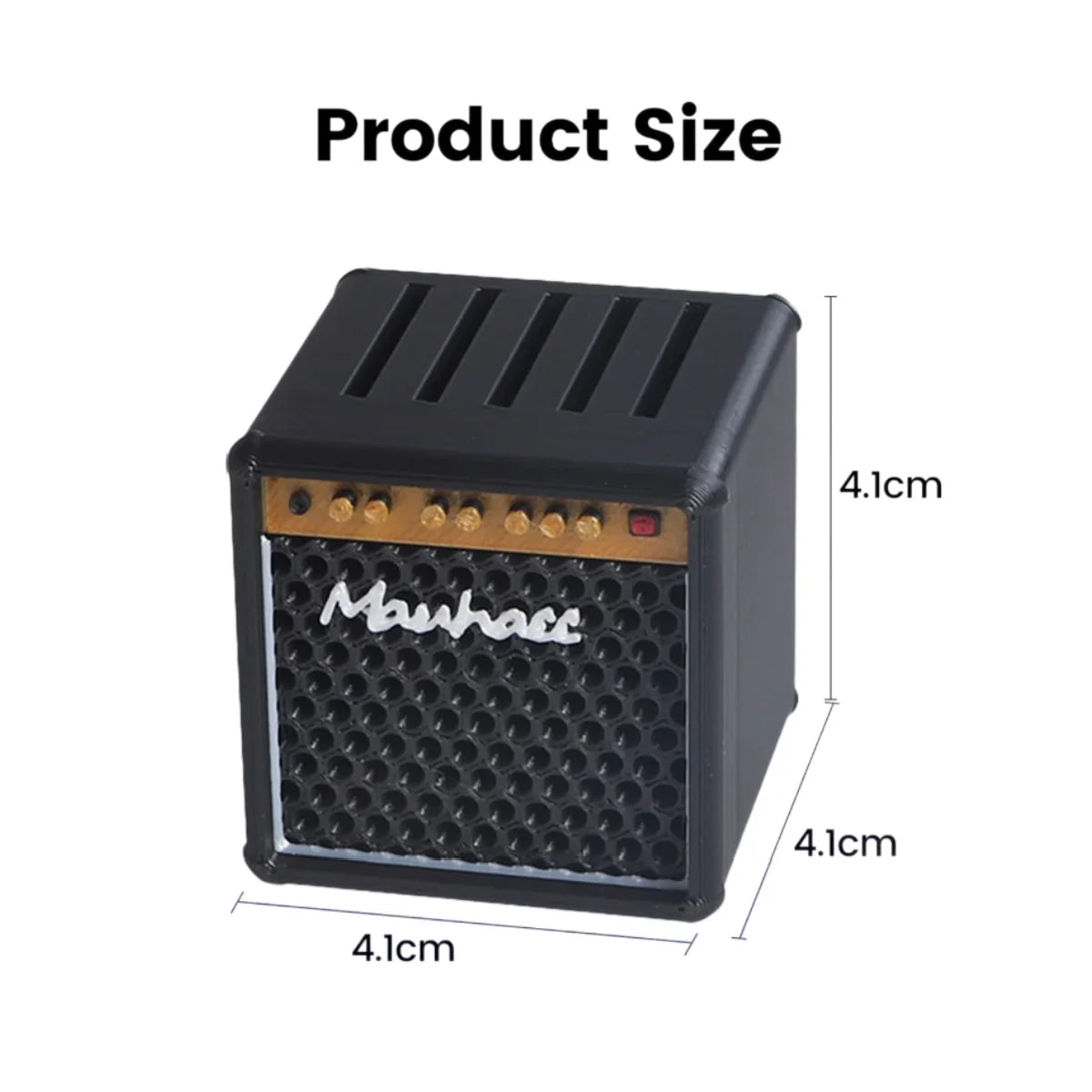 Miwayer Guitar Pick Holder – Amp-Shaped 3D Printed Case
