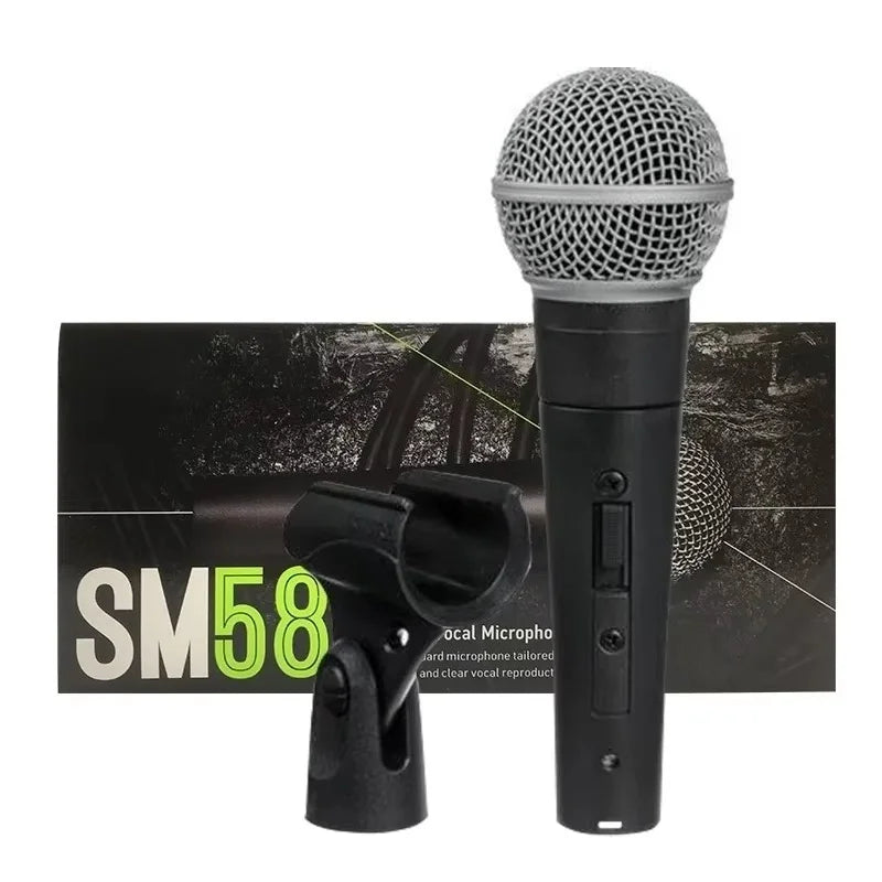 SM58 Professional Dynamic Microphone – Wired Handheld for Stage & Studio