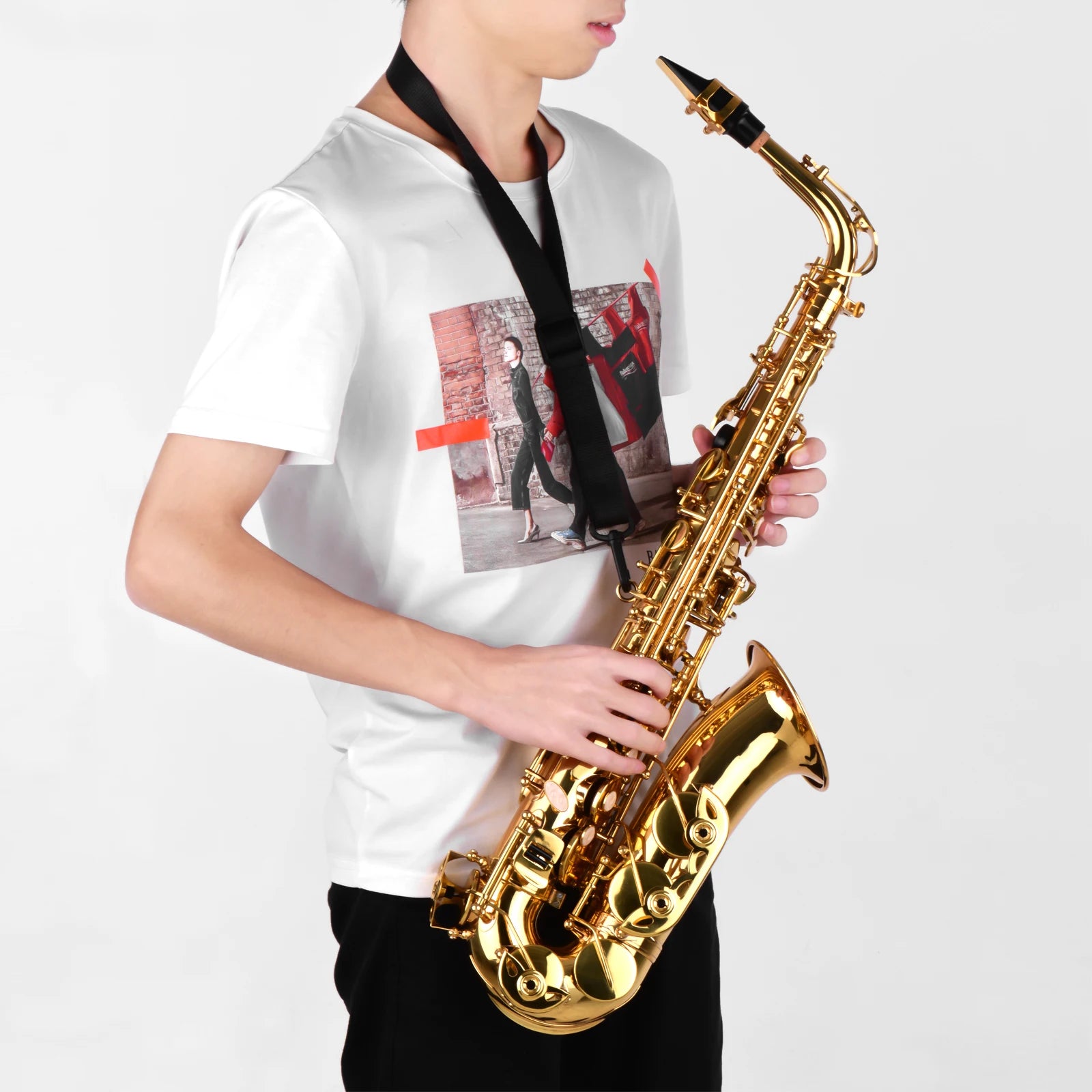 AS100 Alto Saxophone – Brass Lacquered with Case & Accessories