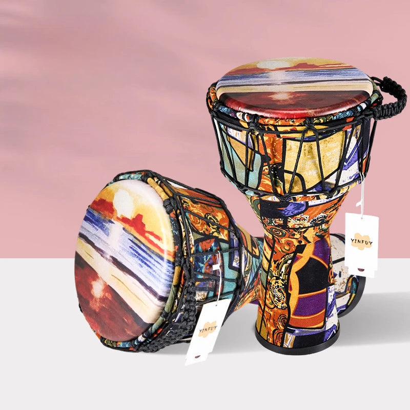 8" Djembe Drum – Portable Beginner Percussion
