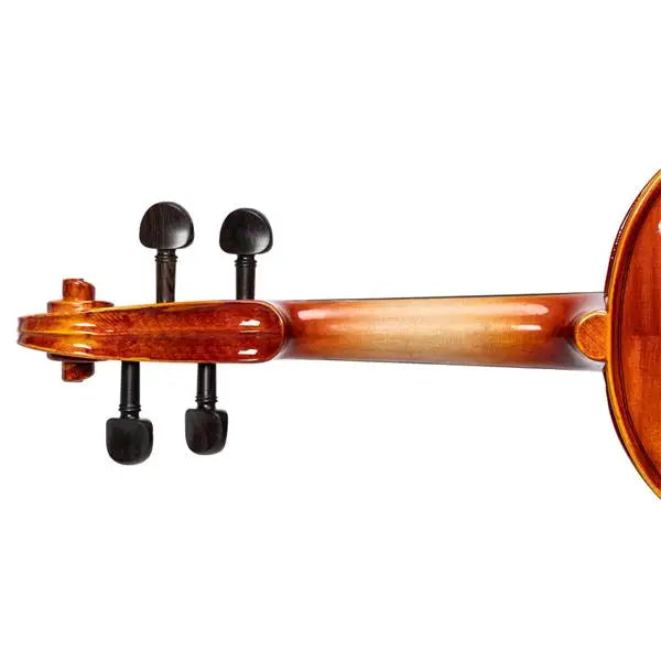 4/4 Spruce Violin – Natural Wood with Rectangular Case & Octagonal Bow
