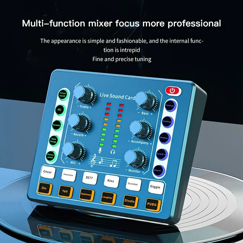 M8 All-in-One Audio Interface – Portable Podcast Production Studio