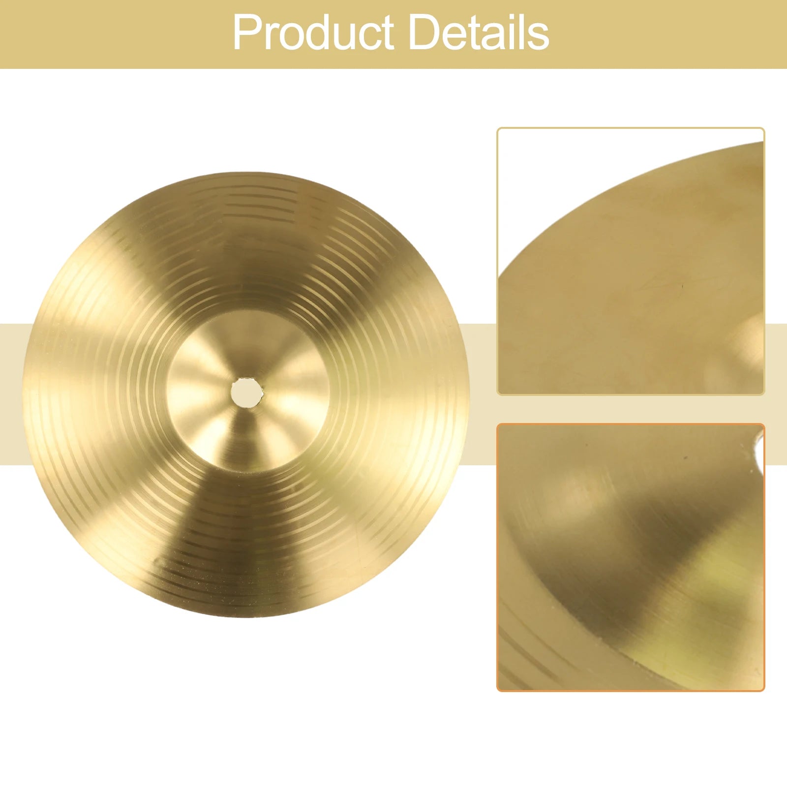 8/10" Brass Drum Cymbals – Splash, Crash & Hi-Hat