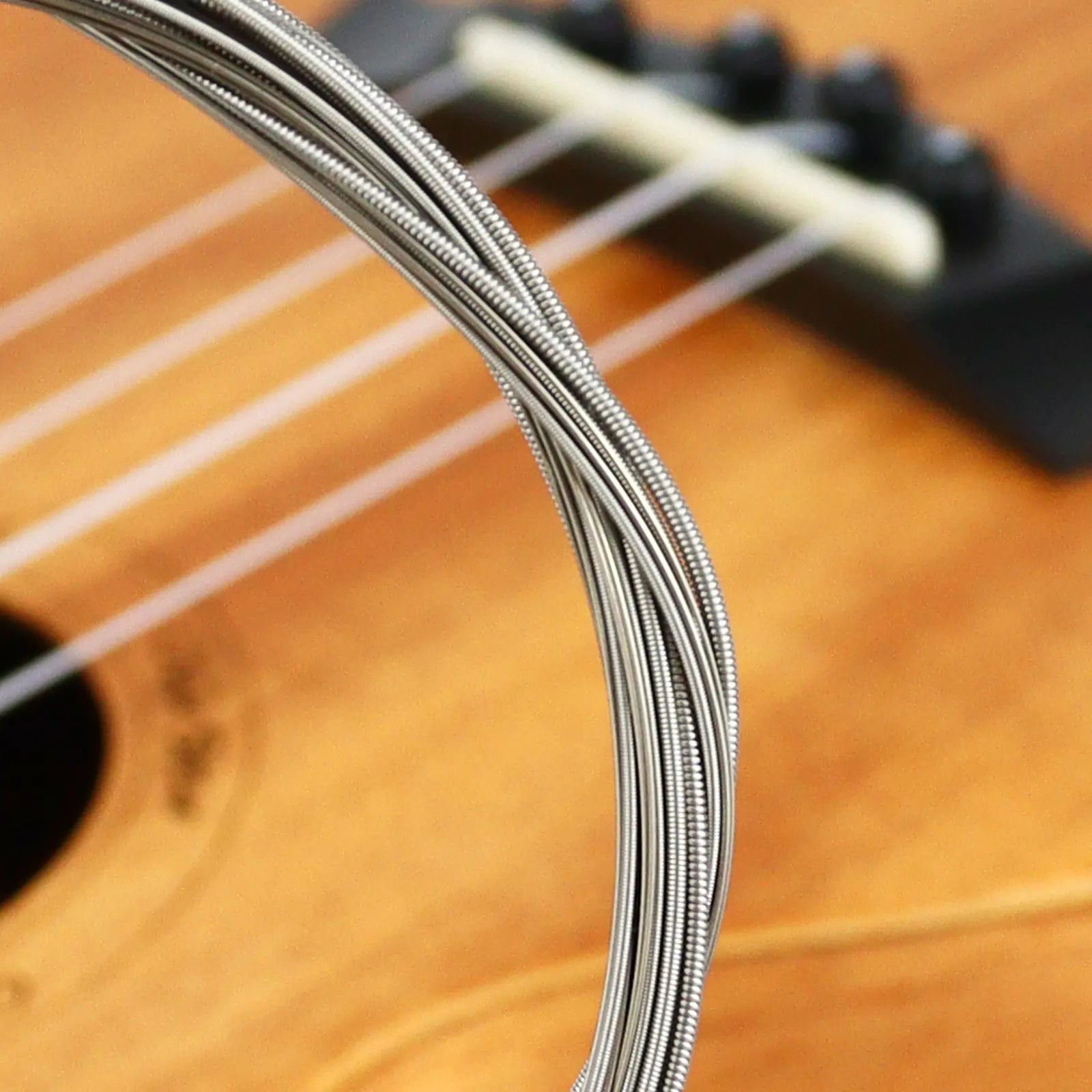 6-Piece Electric Guitar Strings – Nickel-Plated High Carbon Steel