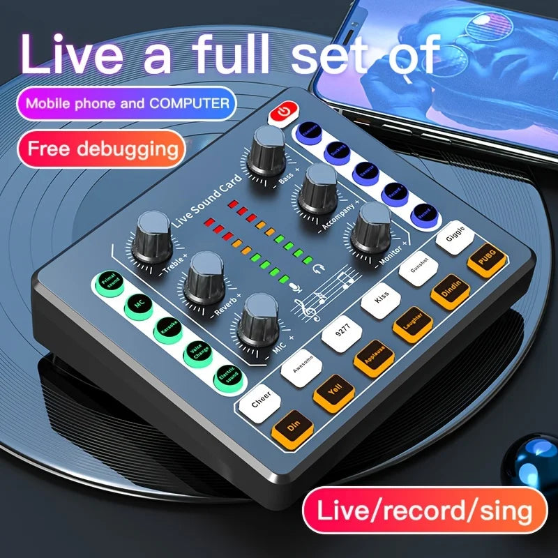 M8 All-in-One Audio Interface – Portable Podcast Production Studio