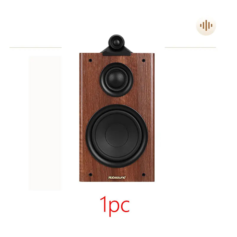 HiFi 6.5" Three-Way Passive Bookshelf Speaker – 120W Home Theater Audio