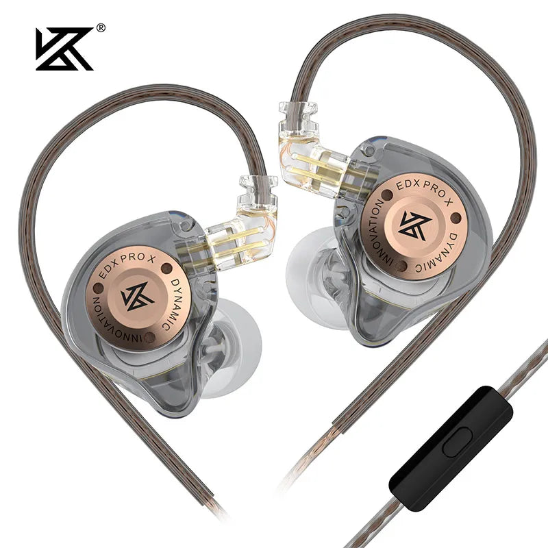 KZ EDX Pro X In-Ear Headphones – Hi-Fi Bass Earphones