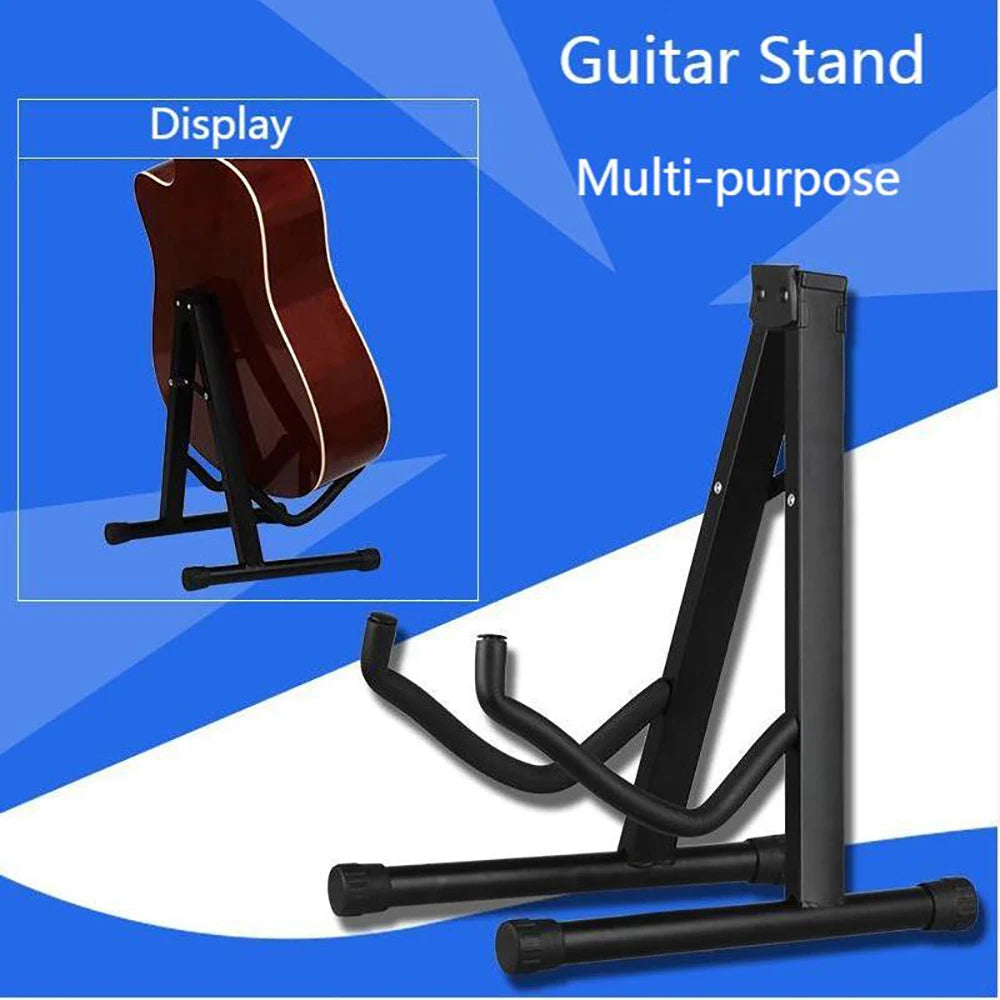 Portable Foldable Guitar Stand – Tripod Holder for Guitar & Bass