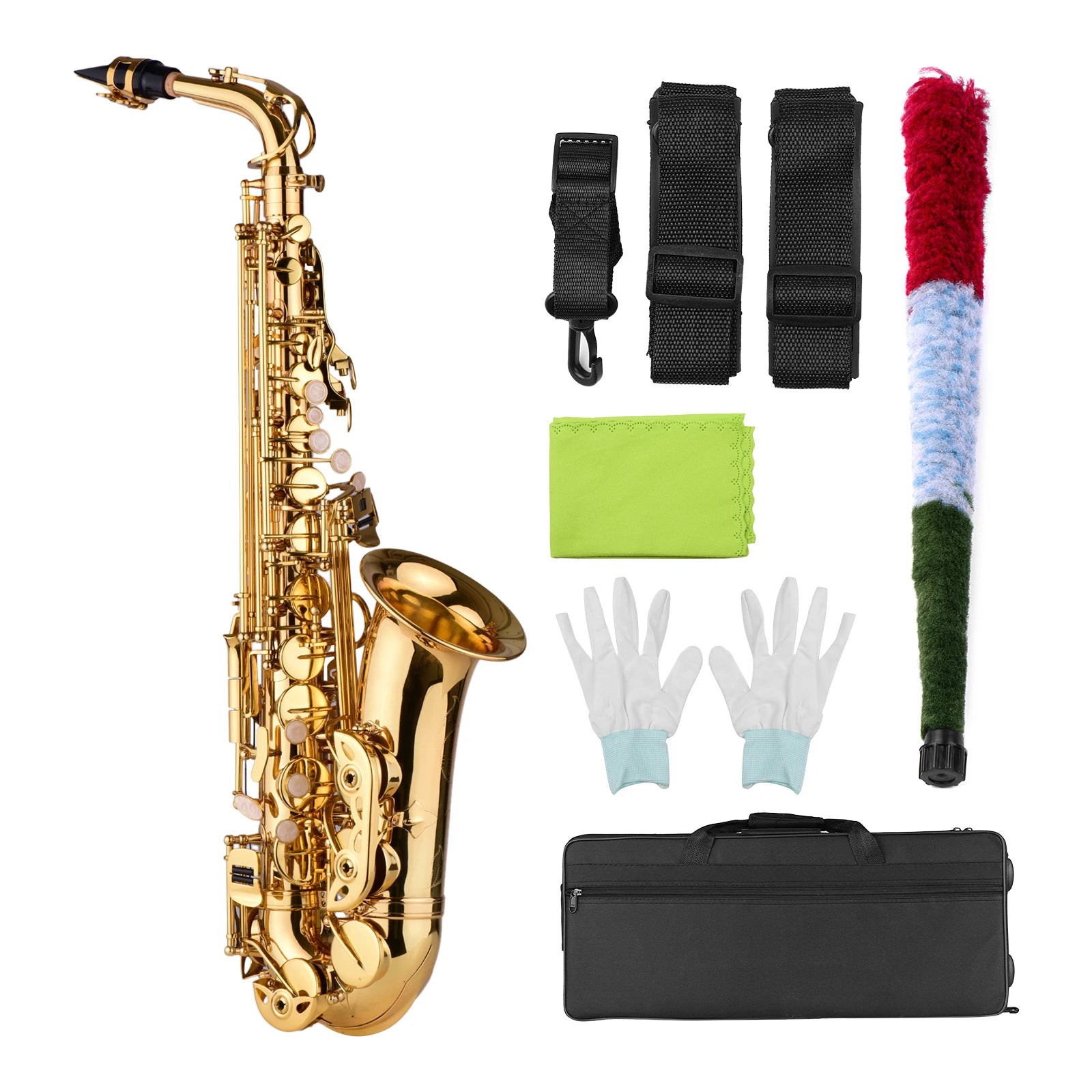 AS100 E♭ Alto Saxophone – Brass Lacquered with Case & Accessories