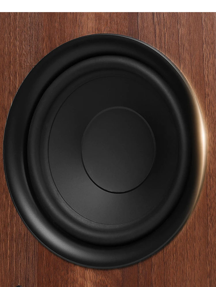 HiFi 6.5" Three-Way Passive Bookshelf Speaker – 120W Home Theater Audio