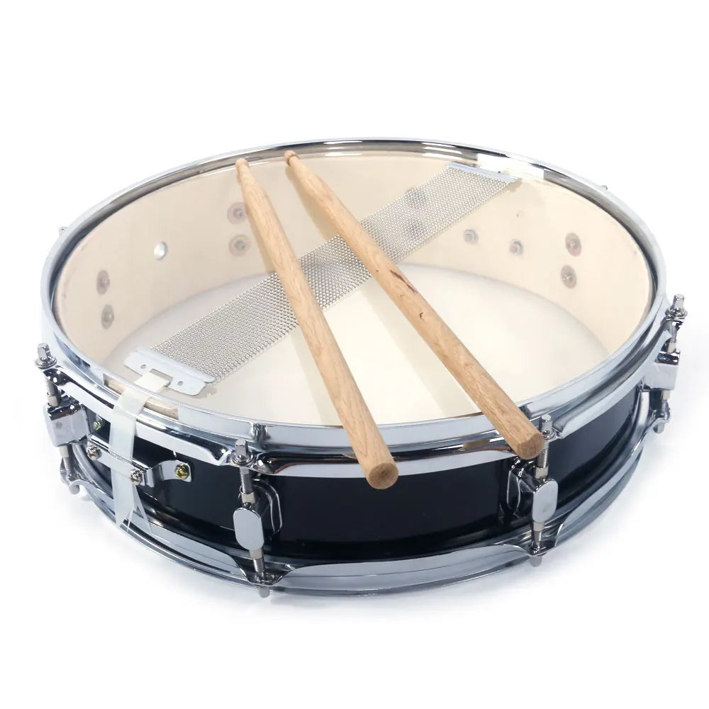 13x3.5" Professional Snare Drum Set – Black