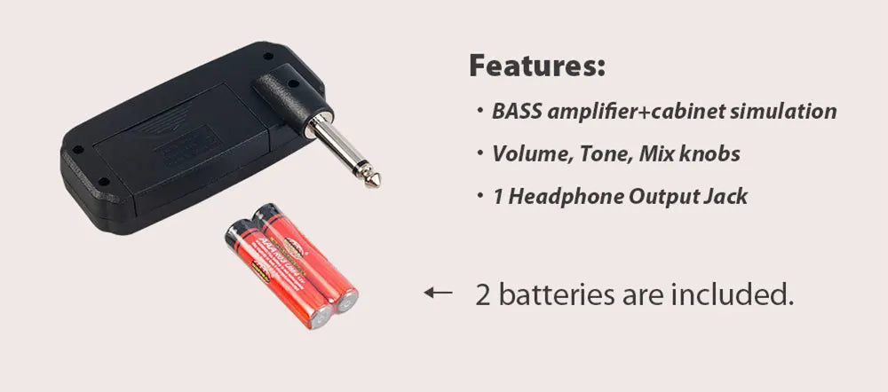 JOYO JA-03 Mini Bass Guitar Amp – Pocket Headphone Amp