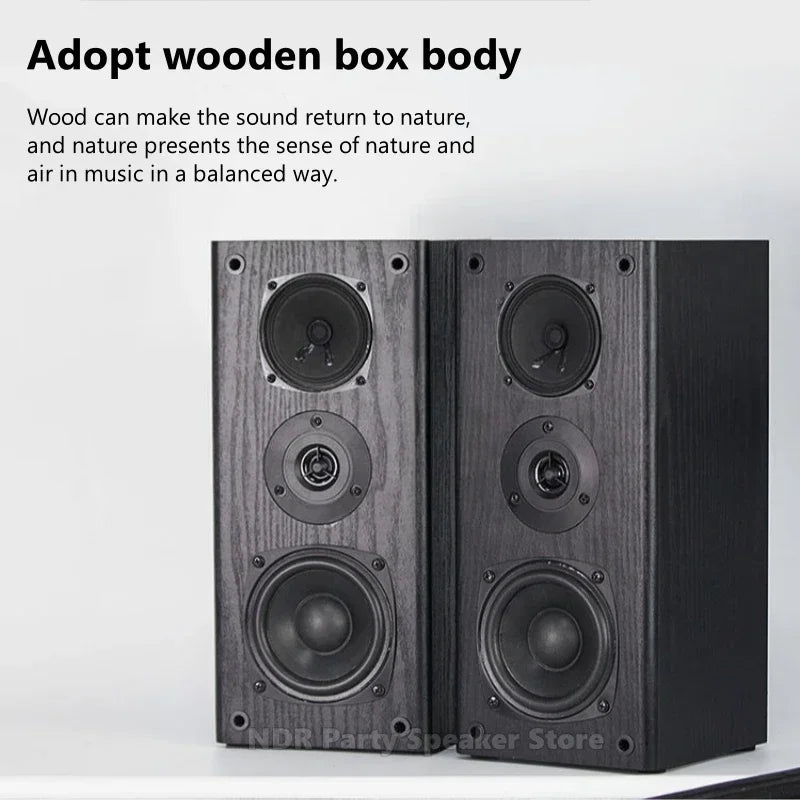 IBALL-X5 4" Bookshelf Speakers – Powered Studio Monitors 60W Pair