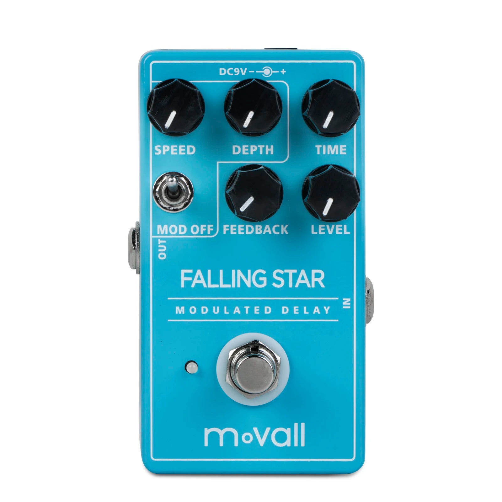 FallinMovall G Star Multi-Effect Guitar Pedal – Delay, Overdrive, Distortion, Fuzz & More