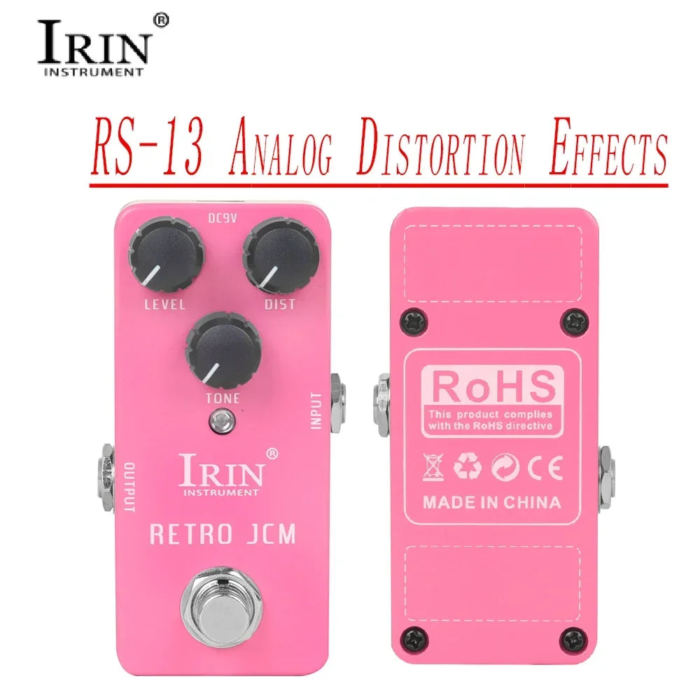 IRIN Aluminium Guitar Pedal – Vintage & Multi-Effects