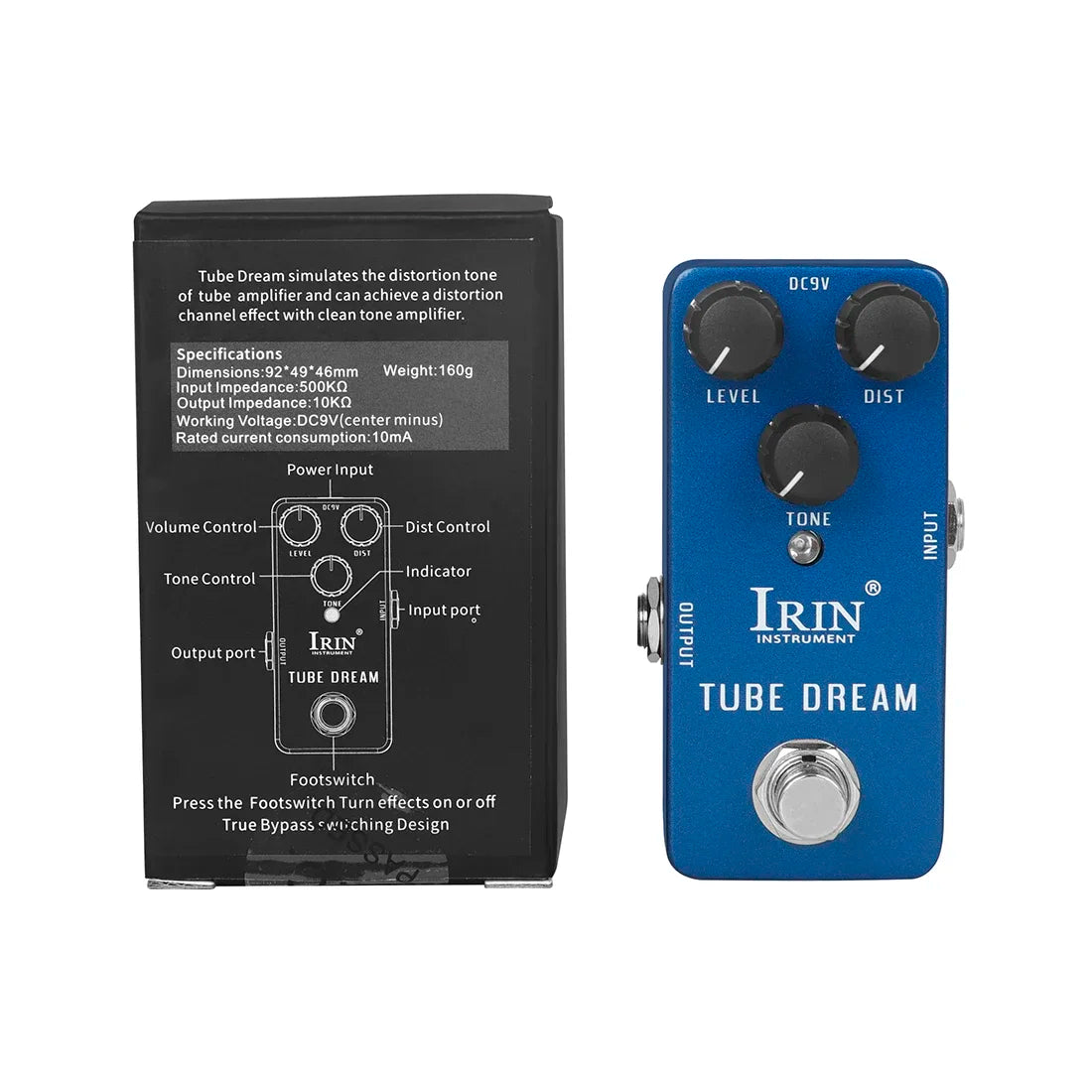 IRIN Aluminium Guitar Pedal – Vintage & Multi-Effects