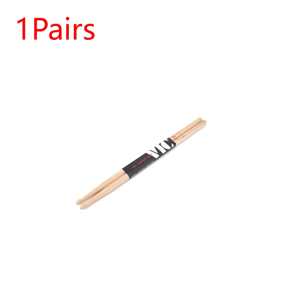 10-Piece American Hickory Drumsticks – Jazz & Multi-Use