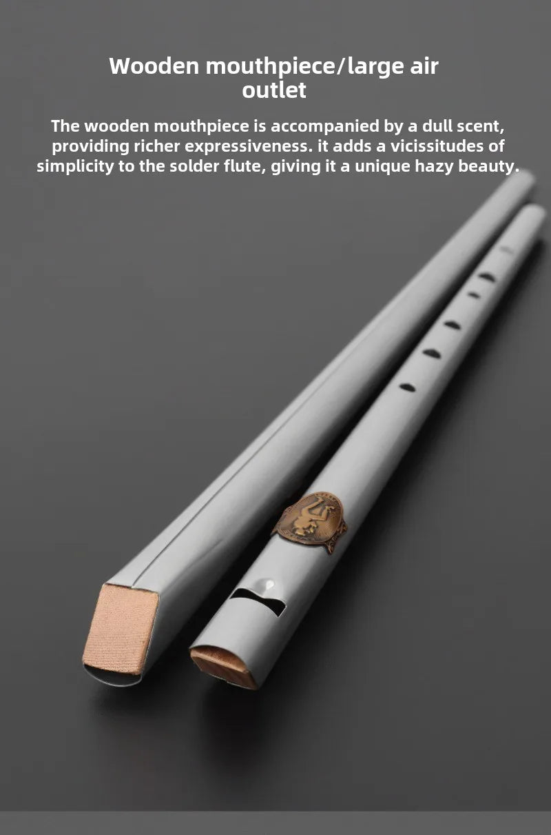 Bamboo Flute & Clarke Recorder – High D C Key Student Woodwind Instrument