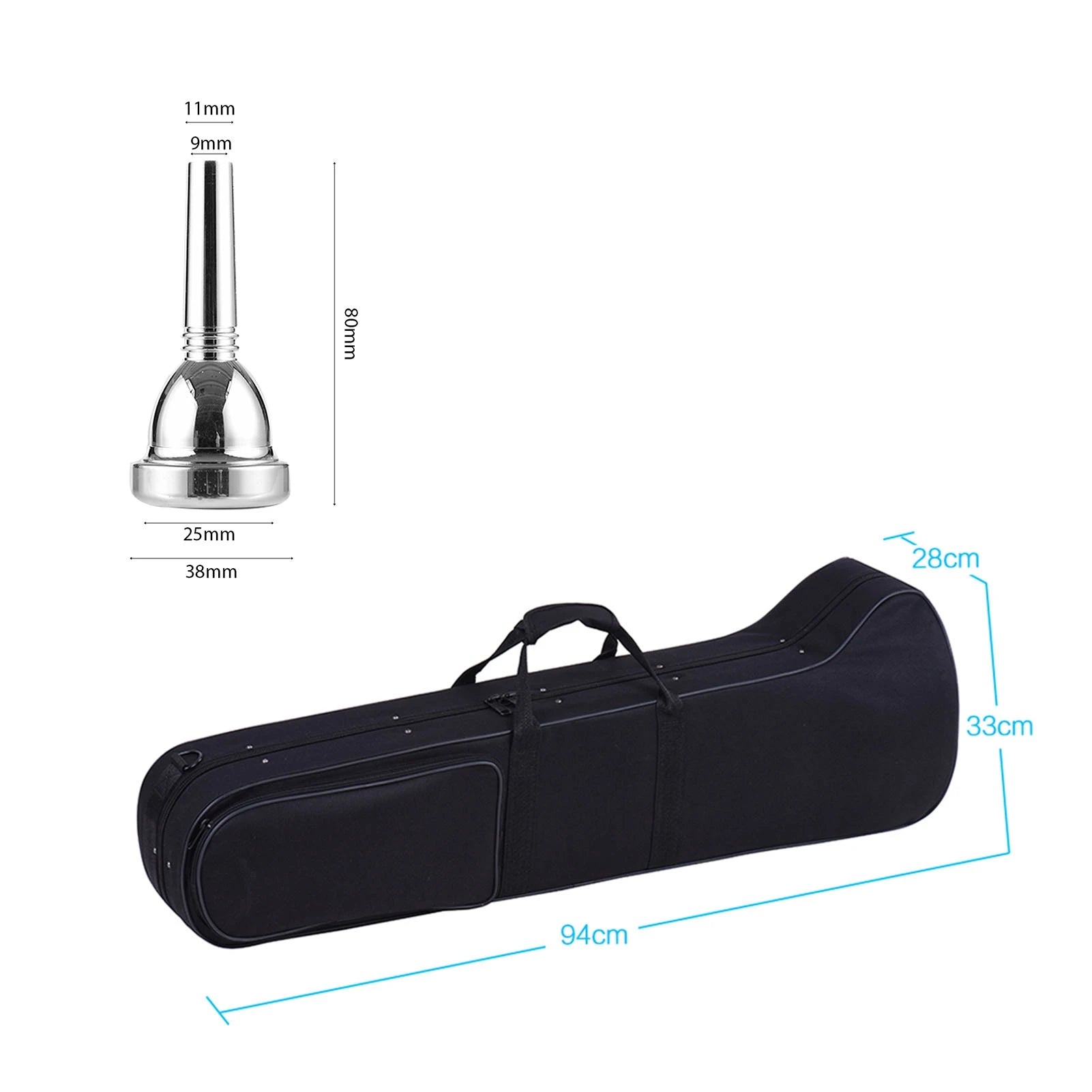 Silver Bb Trumpet – Brass with Cupronickel Mouthpiece
