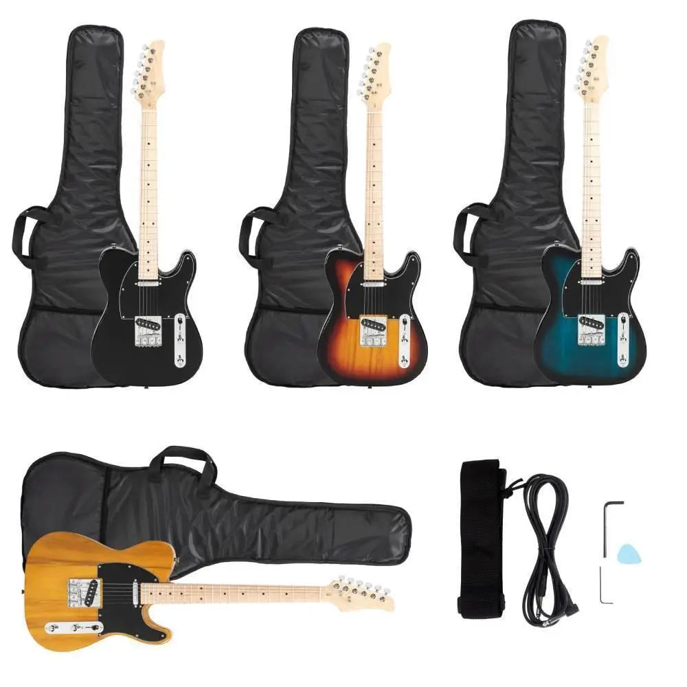 GTL 6-String Right-Handed Electric Guitar – Maple Fingerboard with Bag & Strap