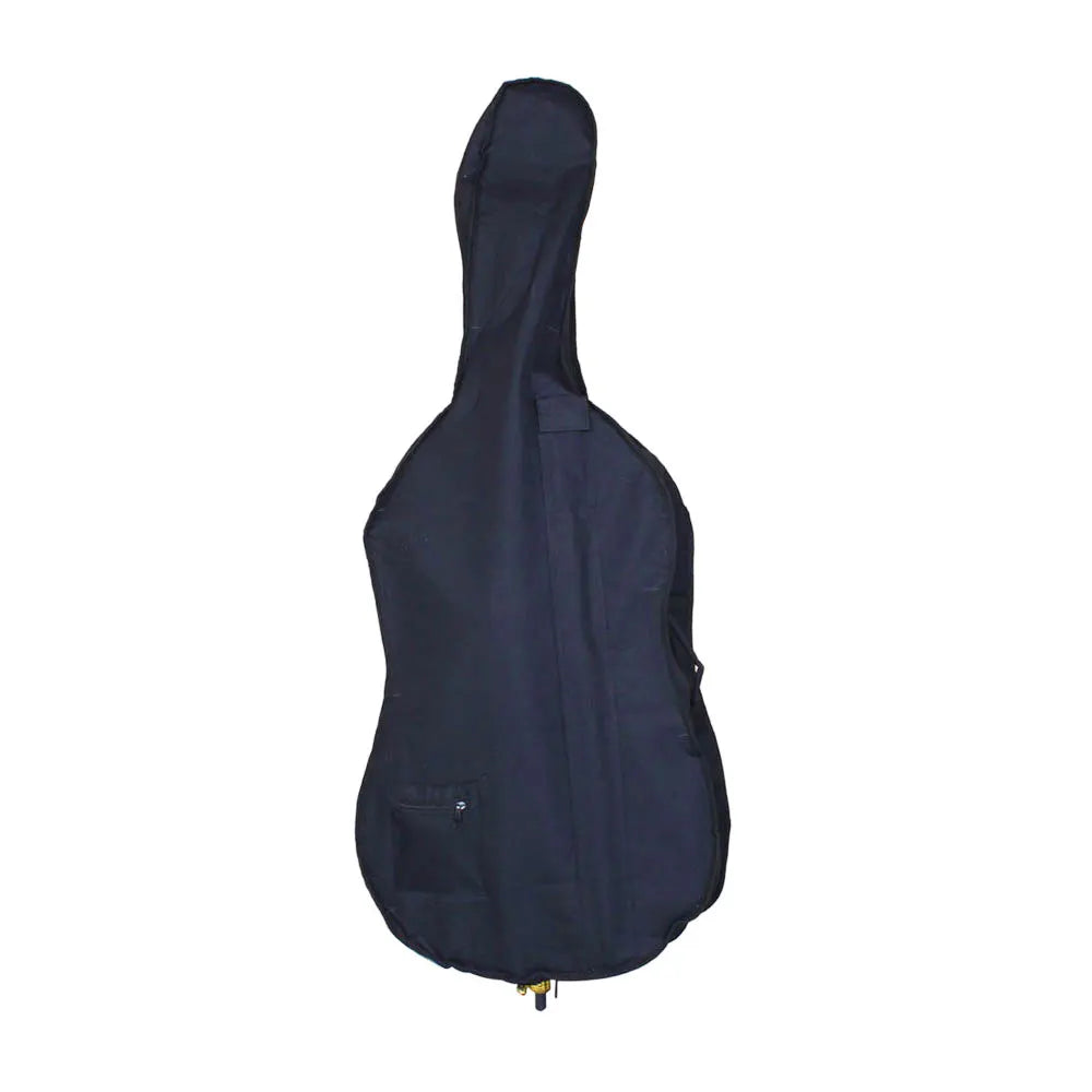 4/4 Full Size Wooden Cello – With Bag, Bow, Rosin & Bridge (White)