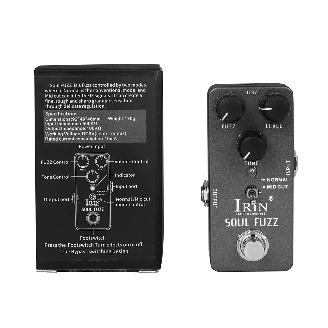 IRIN Aluminium Guitar Pedal – Vintage & Multi-Effects