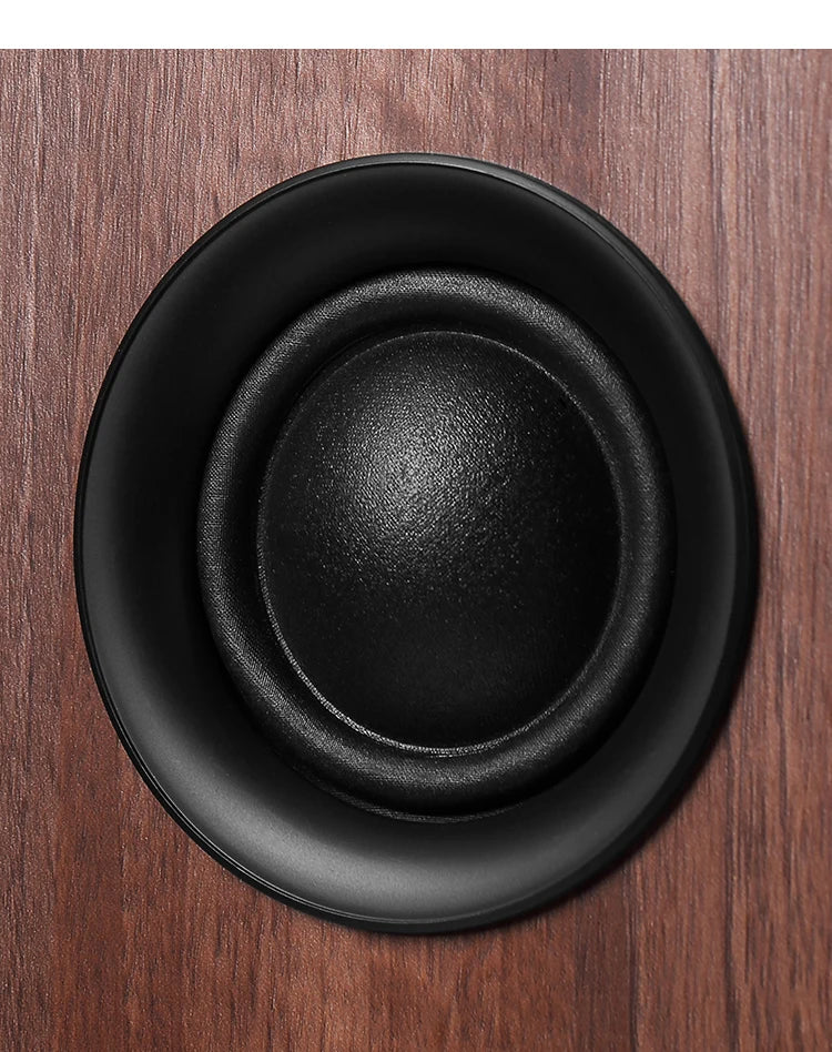 HiFi 6.5" Three-Way Passive Bookshelf Speaker – 120W Home Theater Audio